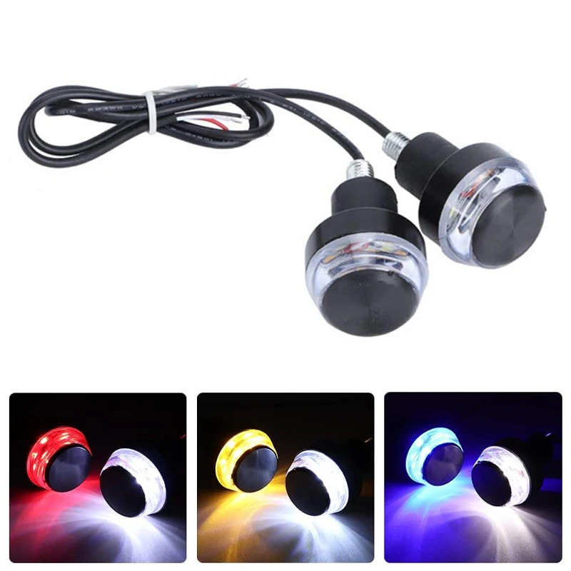 Sos Light Strobe - 1/2 szt. Kierownica motocykla kierunkowskazy LED