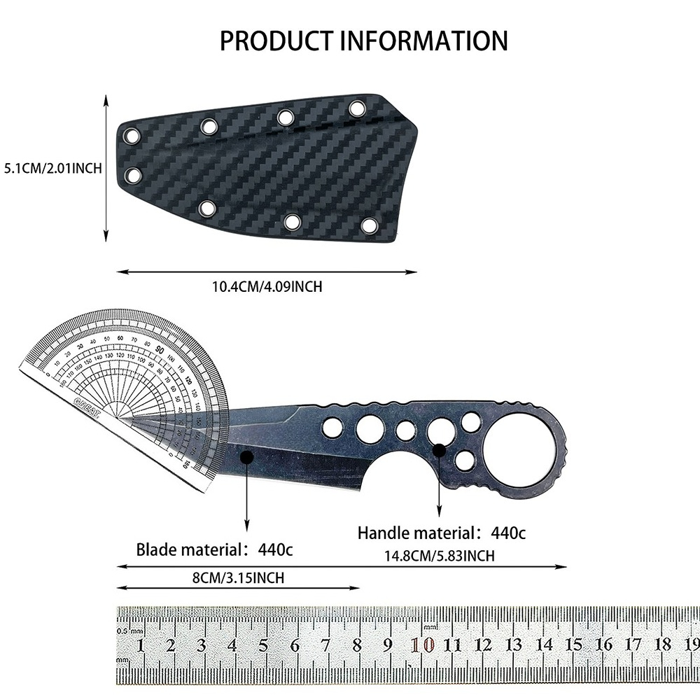 Nóż prosty Full Tang Compact d – Bushcraft Knife Fixed recenzja i cena
