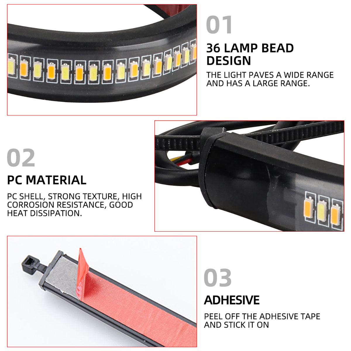 2 szt. 12 V LED kierunkowskaz  – Sos Light Strobe recenzja i cena