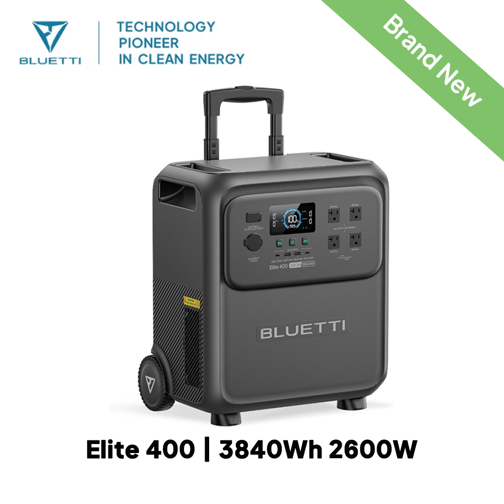 BLUETTI Elite 400 2600W 3840Wh – Solar Emergency Charger recenzja i cena